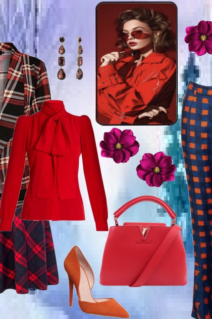 Glamorous red 2- Fashion set