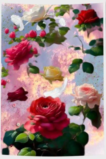 The rain of roses- Combinaciónde moda