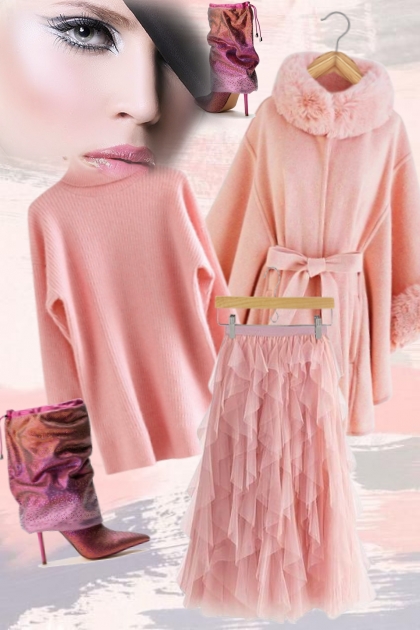 Peachy pink 2- Fashion set