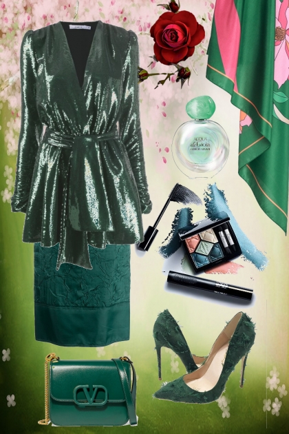 Green chic- Fashion set