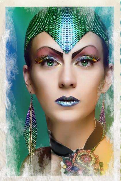An alien lady- Combinaciónde moda