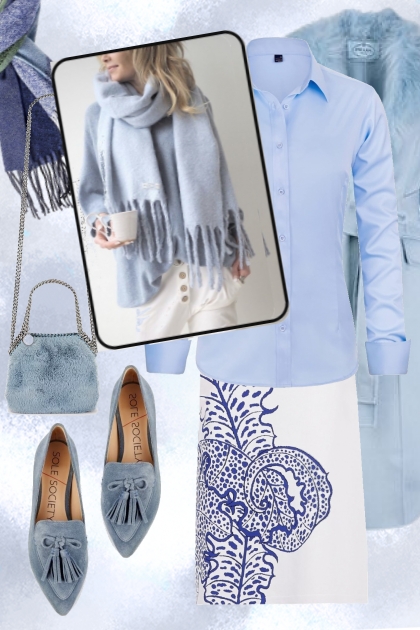 Elegant blue 2- Combinaciónde moda