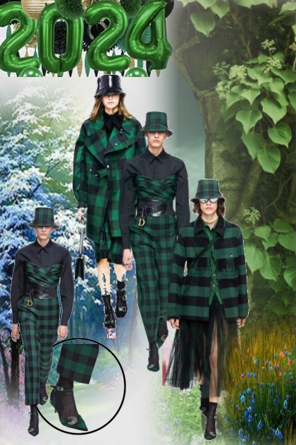 The green year- Combinazione di moda