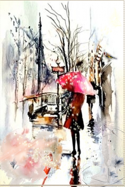 Winter rain- combinação de moda