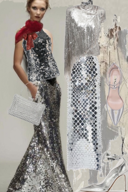 Outfits in silver- Combinaciónde moda