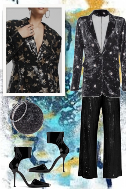 Black elegance 2- Combinazione di moda
