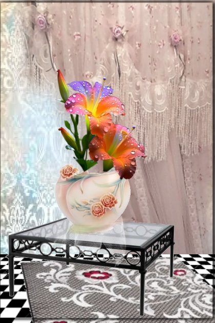 Manycoloured flowers 3- combinação de moda