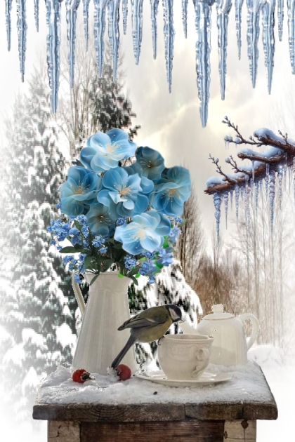 Winter bloom- Модное сочетание