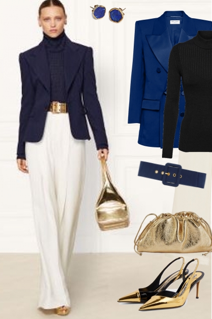 Blue blazer 22- Modna kombinacija