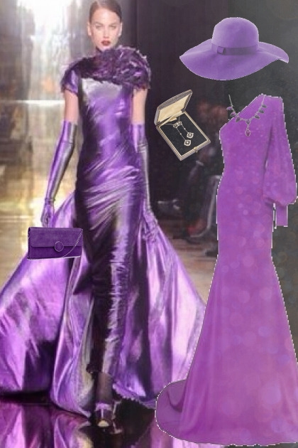 Purple chic 2- Fashion set