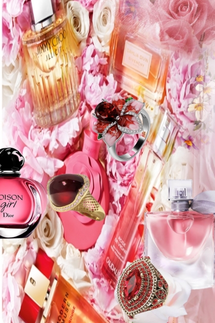 Perfumes and jewels- Combinaciónde moda