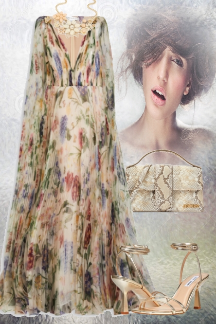 Motley dress- Modna kombinacija