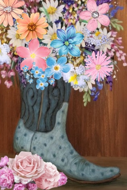 A boot vase