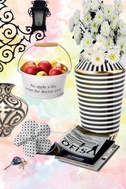 Black and white decor - Combinazione di moda