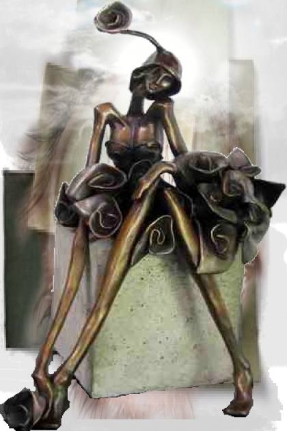 Bronze lady- Combinazione di moda