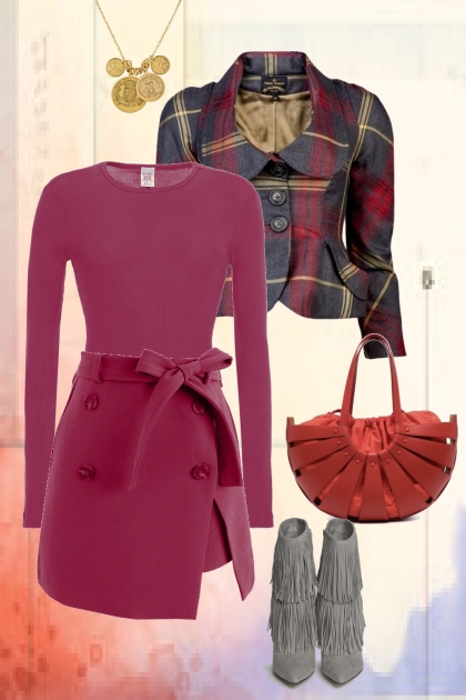    Magenta outfit