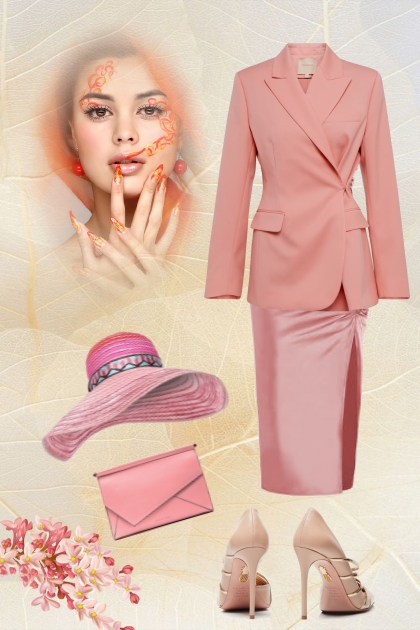 Very elegant pink- Modna kombinacija