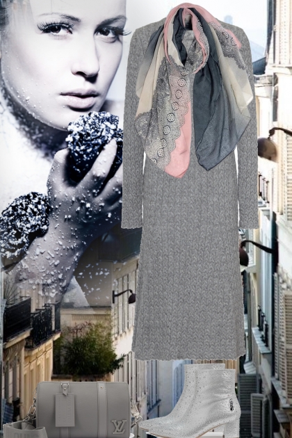 City grey- combinação de moda