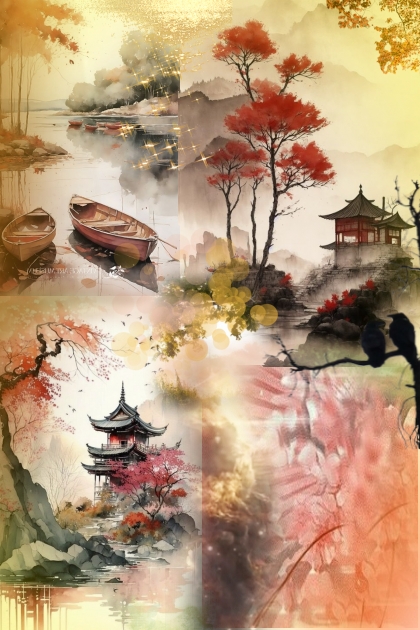 Oriental landscape - Combinazione di moda
