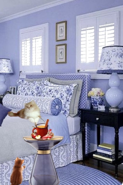 Lavender bedroom- Fashion set