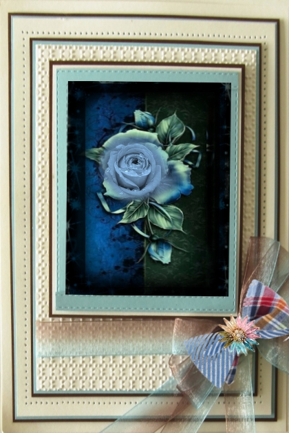 Blue rose 4- Combinazione di moda