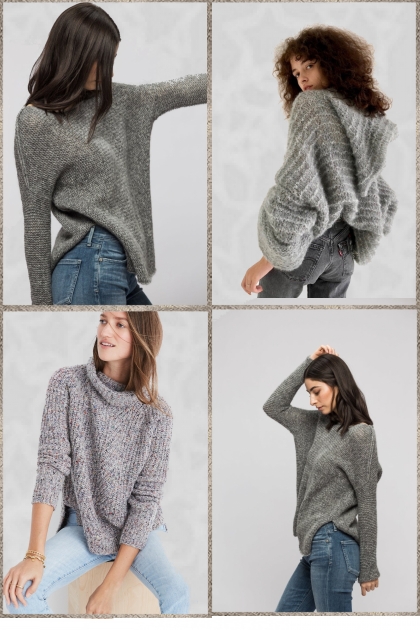Grey sweater - it's cool- Модное сочетание