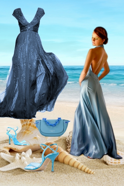 Shades of sea blue - Модное сочетание