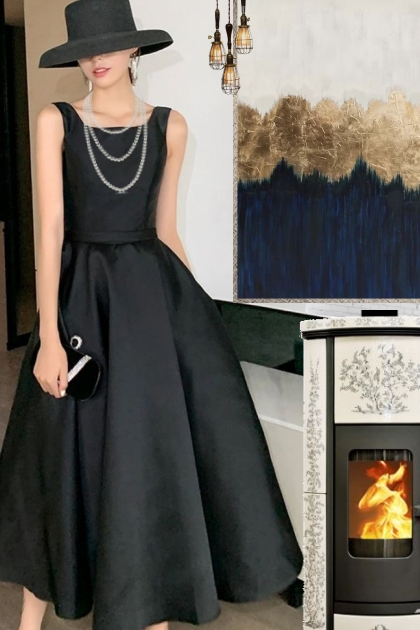Lady in black 44- combinação de moda