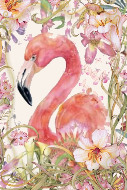 Pink flamingo 55- Fashion set