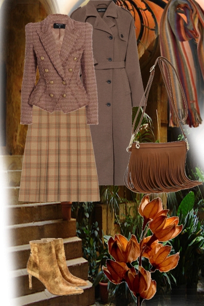 Brown everyday outfit- Modna kombinacija