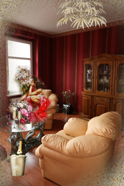 Victorian living room- Модное сочетание