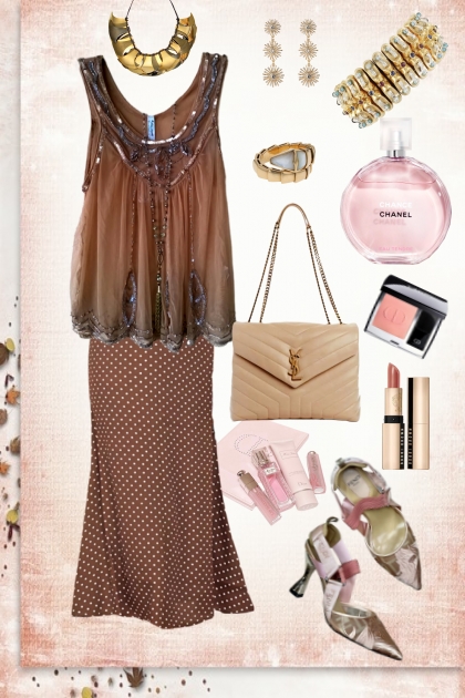 Brown outfit- combinação de moda