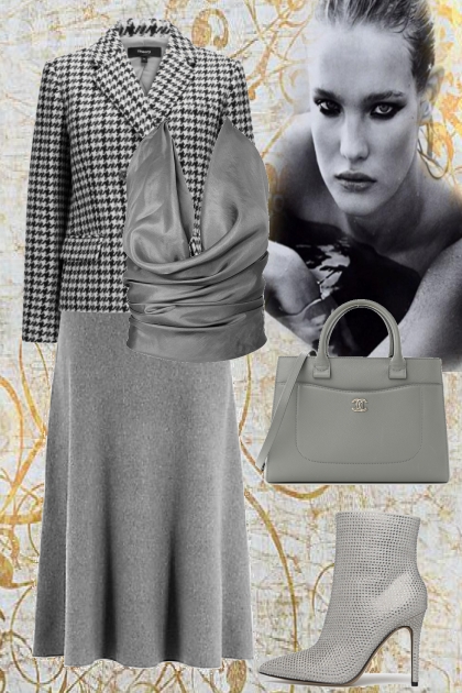 Elegant grey 33- Combinazione di moda