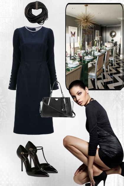 Little black dress 222- Модное сочетание