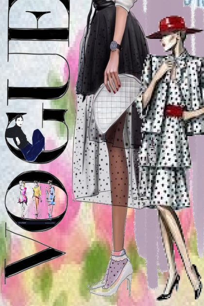 Polka dot by Vogue- combinação de moda