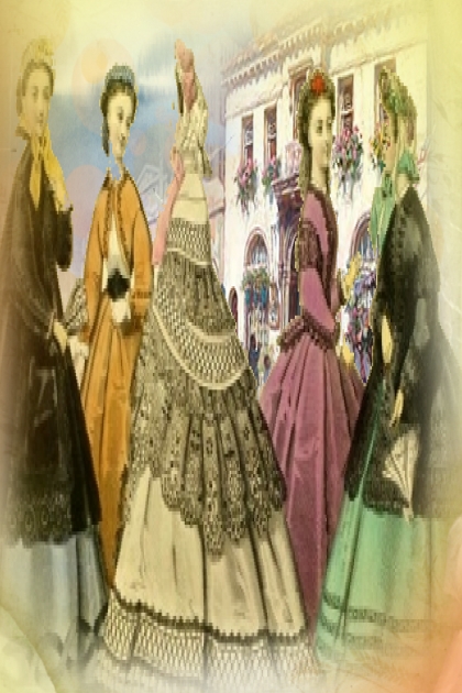 Victorian ladies- Fashion set