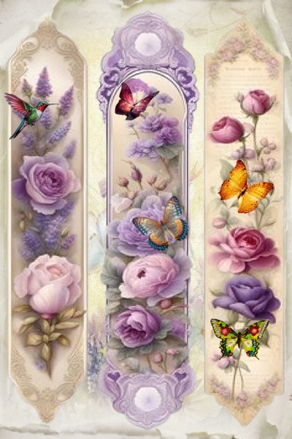Flower panels- combinação de moda