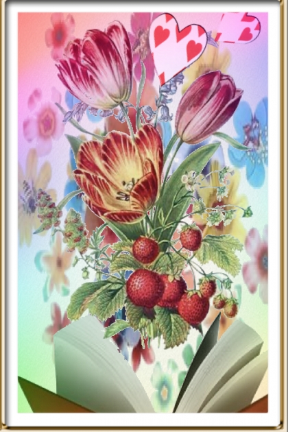 Floral book - Modna kombinacija