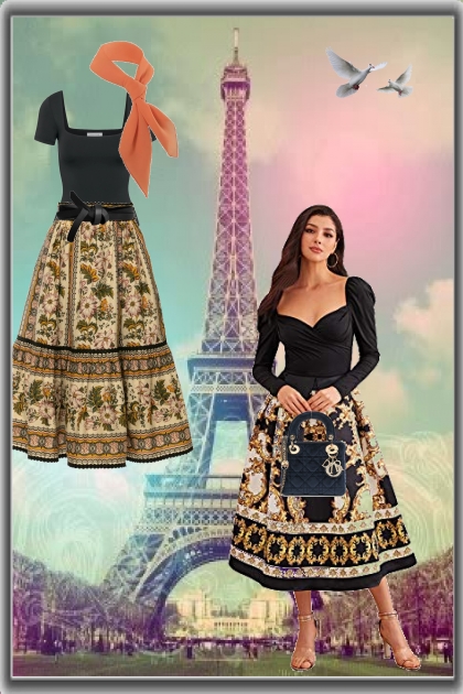 Country skirt- Modekombination
