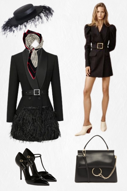 Black glamour 44- Combinazione di moda