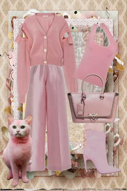 Trendy pink- Combinaciónde moda