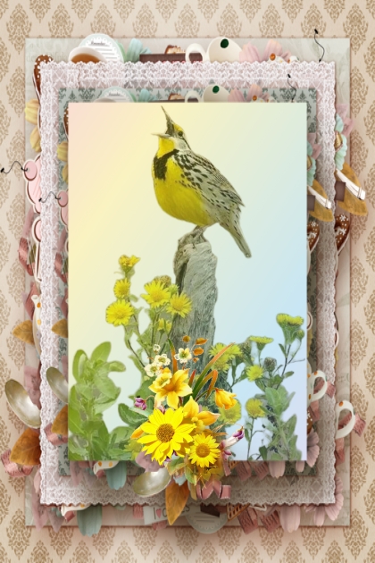 Yellow bird- Fashion set