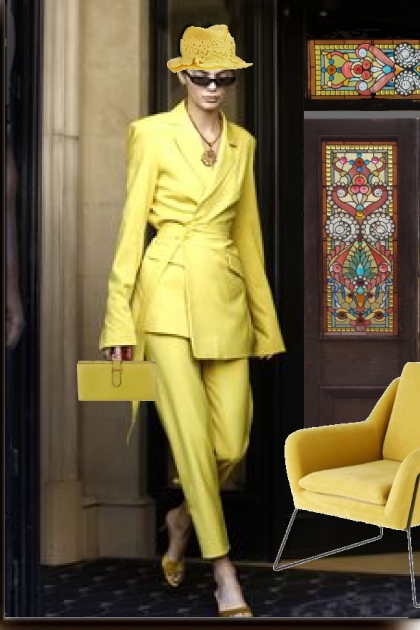 Lemon yellow 222- Fashion set