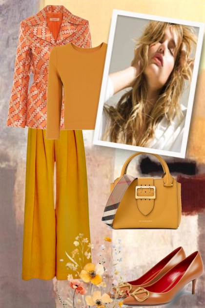 Mustard colour 22- Fashion set