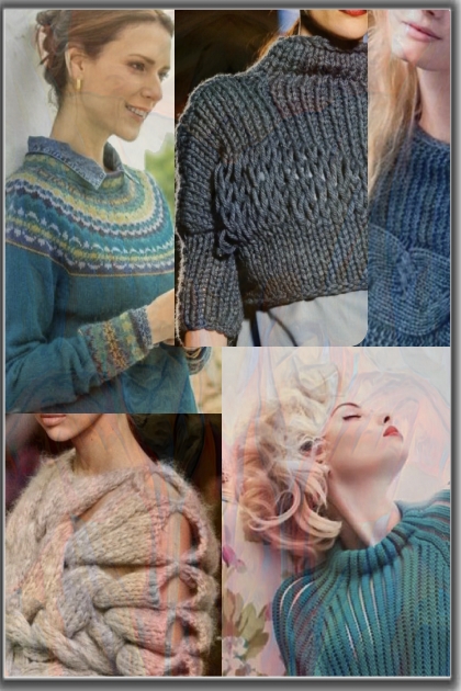 Chic sweaters - combinação de moda