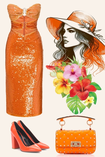 Honey orange- combinação de moda