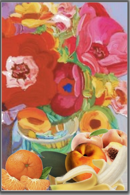 Flowers and fruit 2- Модное сочетание