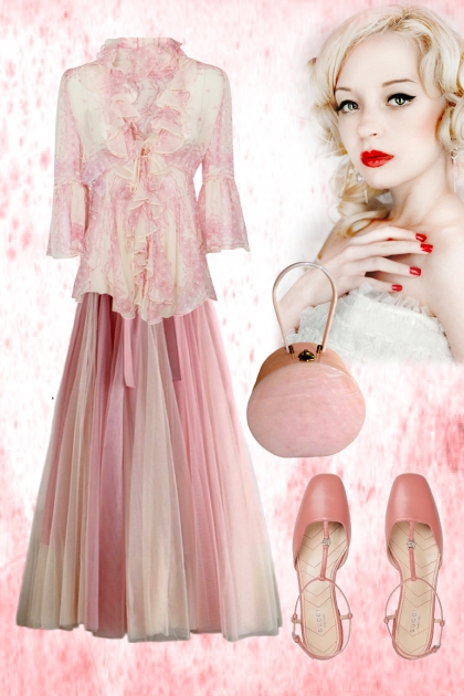 Romantic pink 3- Modna kombinacija