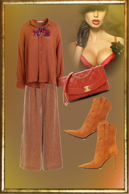 Terracotta outfit 3- Modekombination
