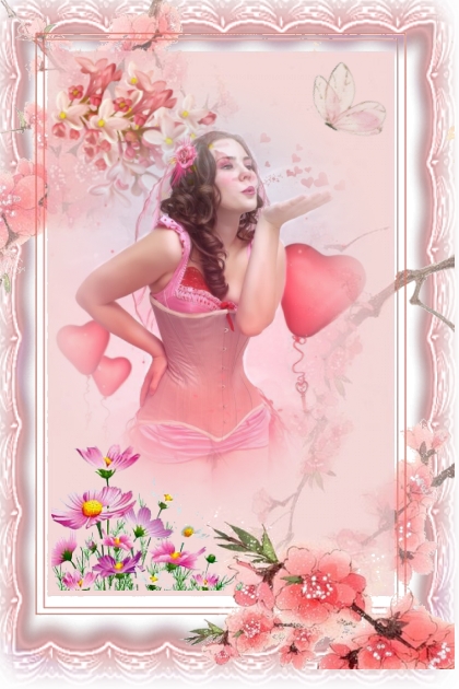 Lady in pink 22- Modekombination
